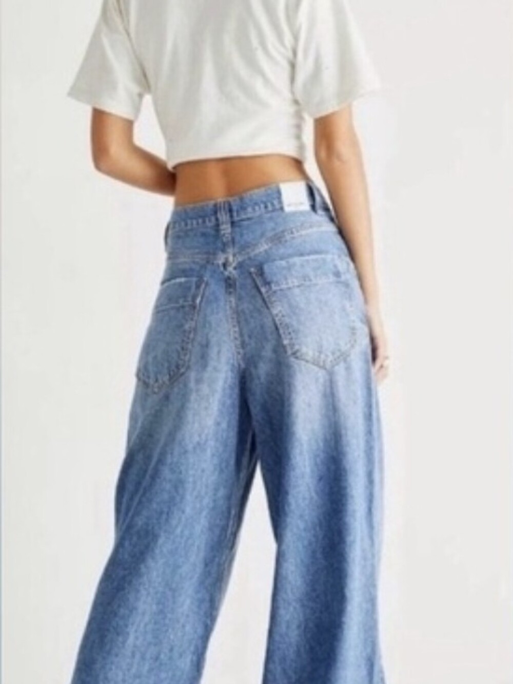 Free People Old West Slouchy Jeans, Sz 31 - Picture 2 of 7